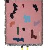 Abstract Form Woven Throw Blanket