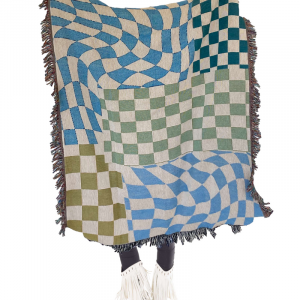 All Checks Out Woven Throw Blanket
