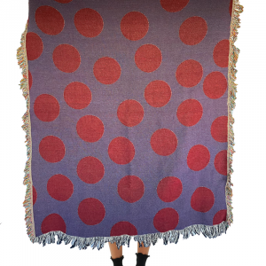 Dots Woven Throw Blanket