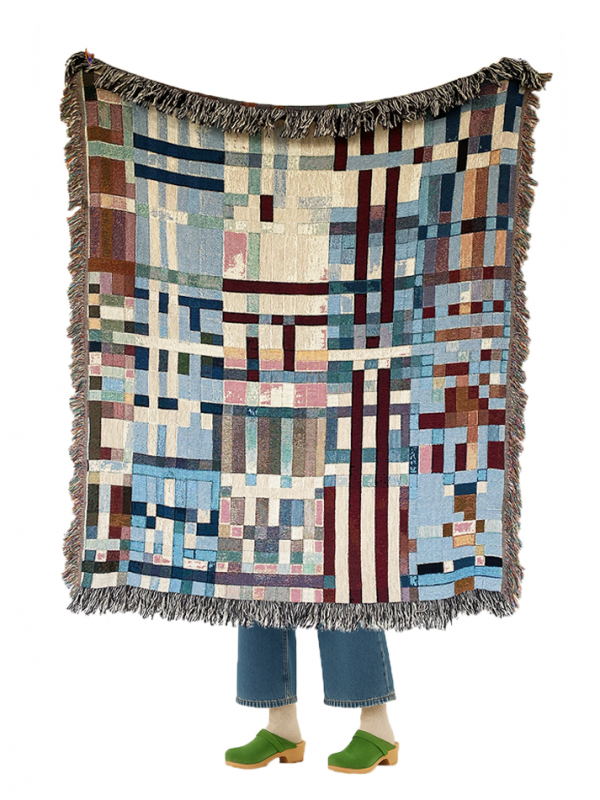 Gridlock Woven Throw Blanket