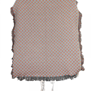 Micro Check Woven Throw Blanket