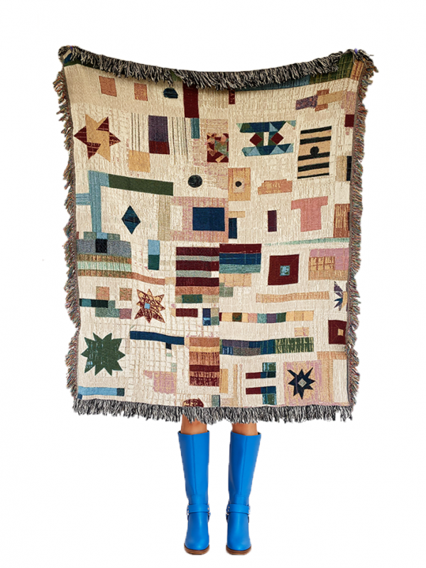 Mosaic Woven Throw Blanket