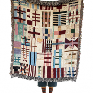 Outside the Lines Woven Throw Blanket