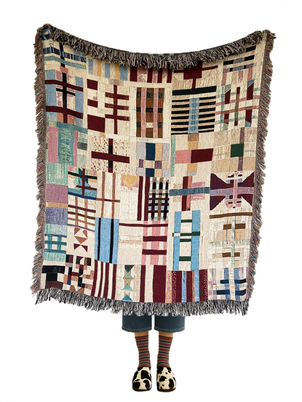 Outside the Lines Woven Throw Blanket