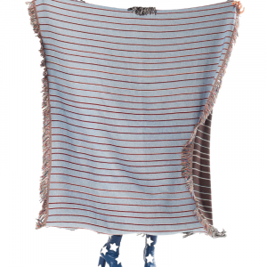 Stripey Woven Throw Blanket
