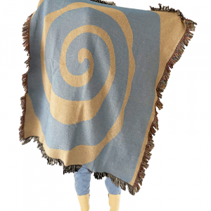 Wavy Woven Throw Blanket