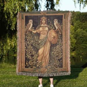 Athena Floral Woven Blanket