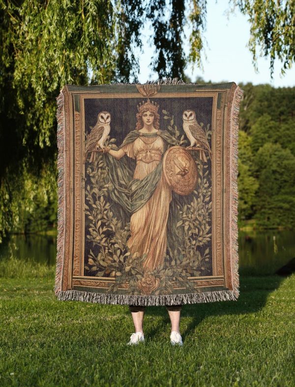 Athena Floral Woven Blanket
