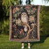 Barn Owl Woven Blanket