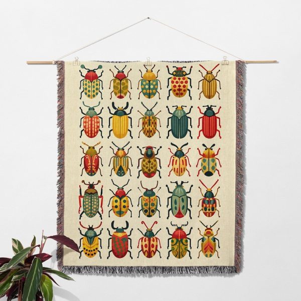 Beetle Tapestry Blanket