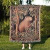 Capybara Woven Blanket