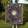 Celestial Sun And Moon Blanket