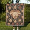 Cerberus Floral Woven Blanket