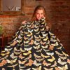 Cottagecore Moth Blanket
