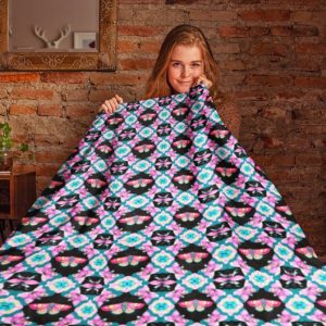 Cottagecore Moth Blanket