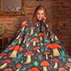 Cottagecore Mushroom Blanket