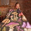 Cottagecore Mushroom Blanket
