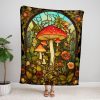 Cottagecore Mushroom Blanket
