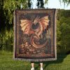 Dragon Lover Woven Blanket