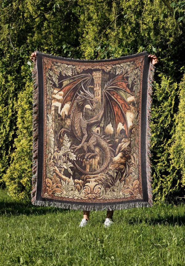Dragon Lover Woven Blanket