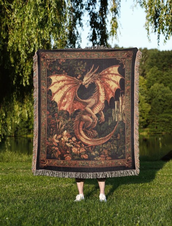 Dragon Lover Woven Blanket