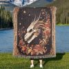 Dragon Skull Woven Blanket