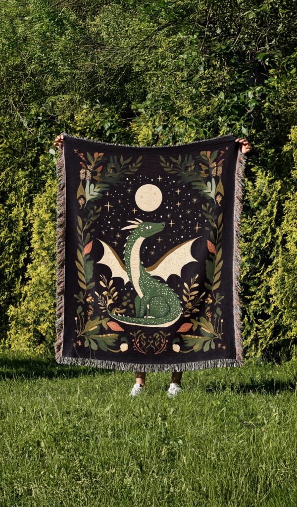 Dragon Woven Blanket