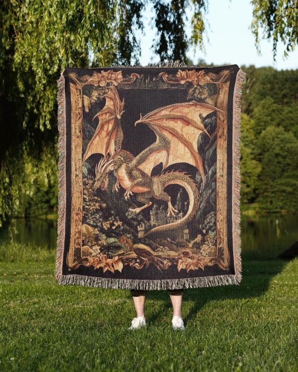 Dragon Woven Blanket