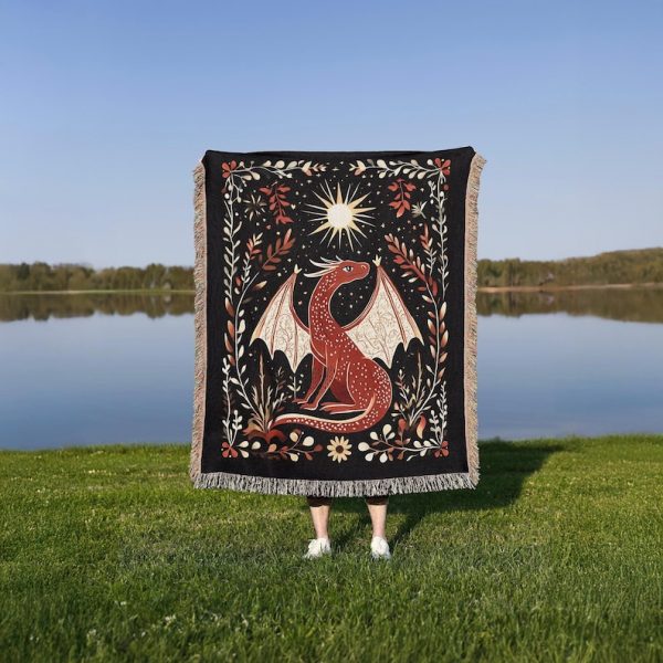 Dragon Woven Blanket