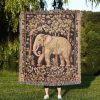 Elephant Woven Blanket