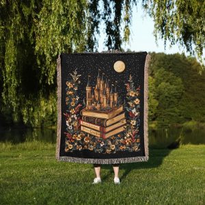 Fantasy Castle Book Blanket