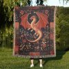 Fantasy Dragon Woven Blanket