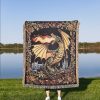 Fire Dragon Woven Blanket