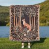 Forest Fox Woven Blanket