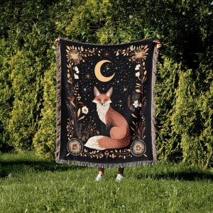 Fox Woven Blanket