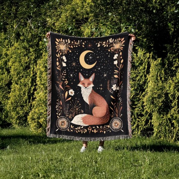 Fox Woven Blanket