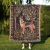 German Shepherd Woven Blanket