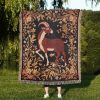 Goat Woven Blanket