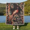 Golden Pheasant Woven Blanket