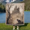 Gothic Castle Tapestry Blanket