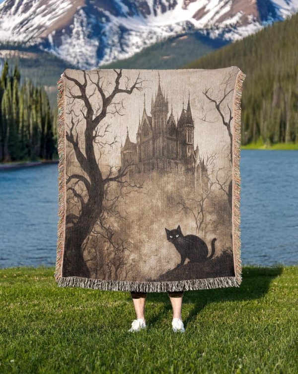 Gothic Castle Tapestry Blanket