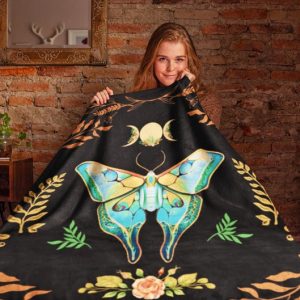 Luna Moth Blanket