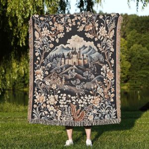 Medieval Castle Tapestry Blanket
