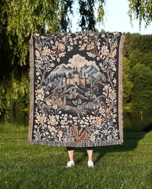 Medieval Castle Tapestry Blanket