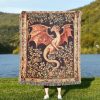 Medieval Dragon Blanket