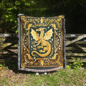 Medieval Dragon Blanket