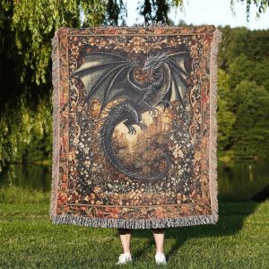 Medieval Dragon Blanket