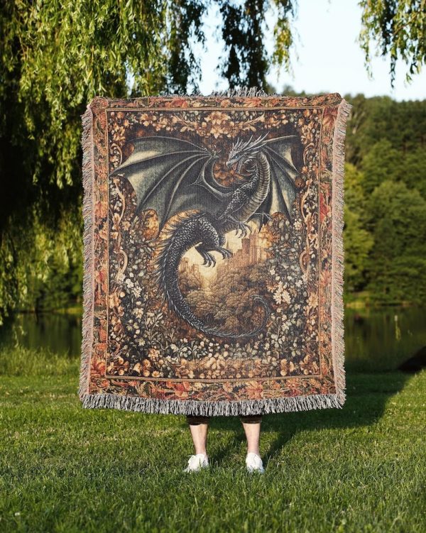 Medieval Dragon Blanket