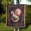 Medieval Dragon Blanket