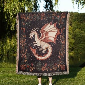 Medieval Dragon Blanket